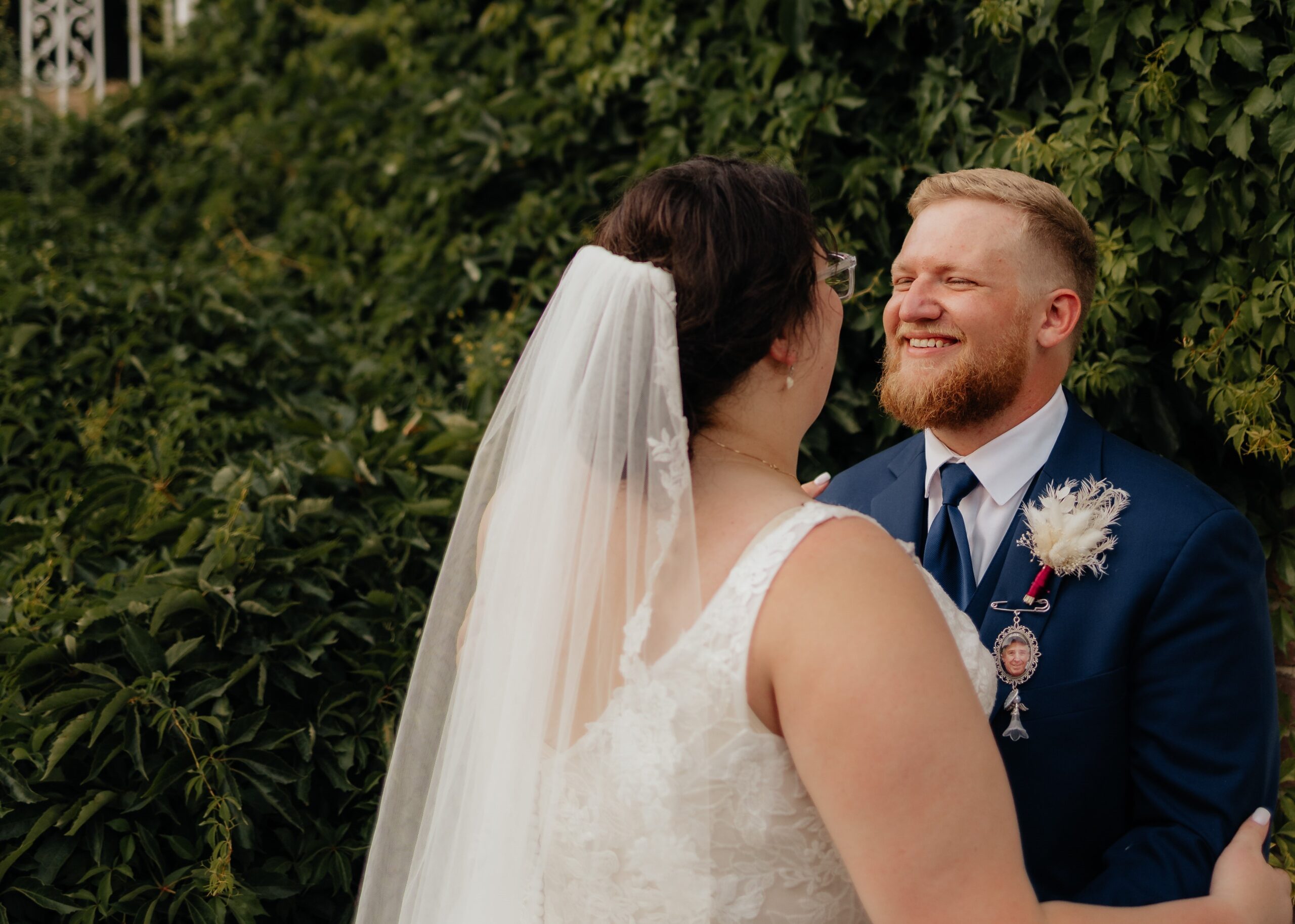 couple in their Conrad Ranch Mountain Wedding